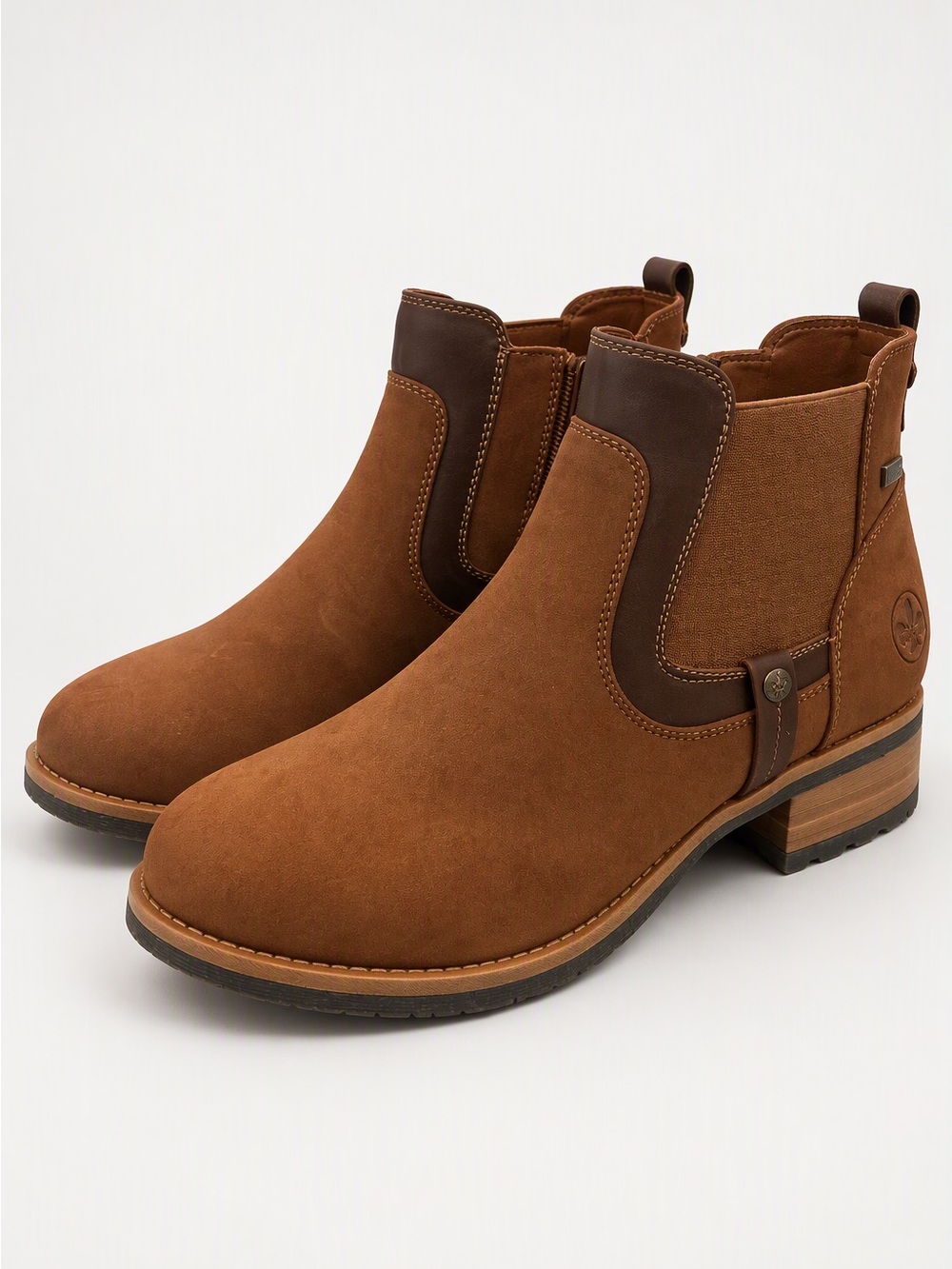 Rieker TEX All Weather Waterproof Winter Ankle Boots Brown Size 41 NWT
